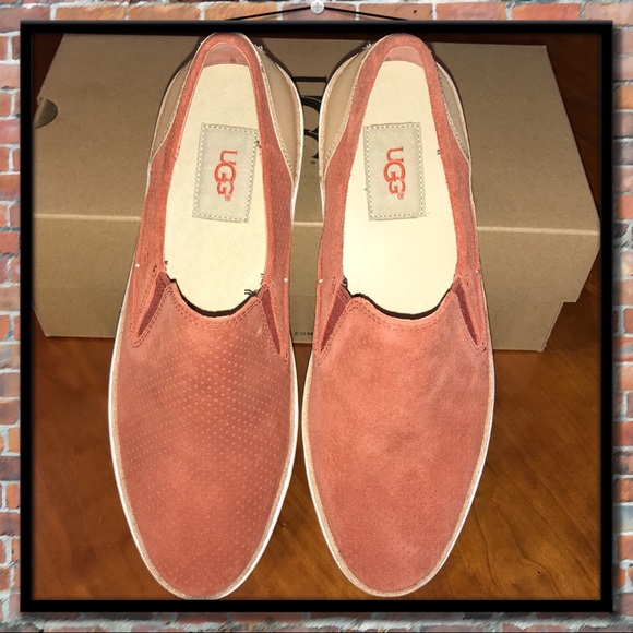 UGG Adley Perf Suede Sneaker in Paprika - Picture 5 of 8